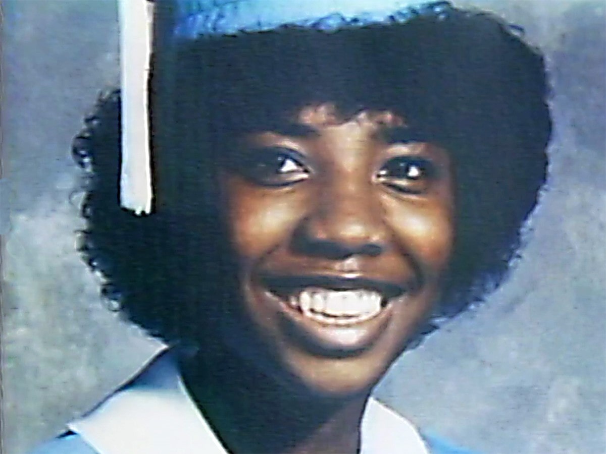 1981 graduation photo of Sandra Bush